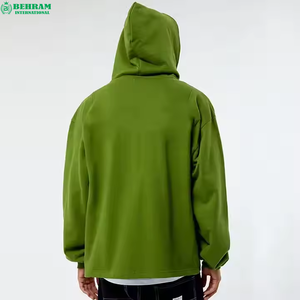 เสื้อฮู้ดดี้สตรีทแวร์พิมพ์ลายตามสั่ง 500 GSM ผ้าหนา ทรงโอเวอร์ไซส์ ทรงปกติ ไหล่ตก ซิปยาวเต็มตัว ผ้าเฟรนช์เทอร์รี่ - Product Image 2
