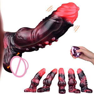 Vente en gros gode creux vibrant Dragon noir <span class=keywords><strong>gaine</strong></span> d'agrandisseur de <span class=keywords><strong>pénis</strong></span> en silicone jouet sexuel vibrant <span class=keywords><strong>pour</strong></span> <span class=keywords><strong>pénis</strong></span> étanche à 100% ° - Product Image 1