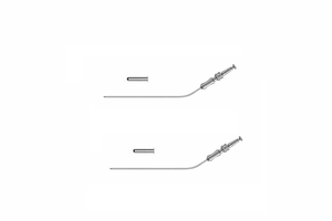 Tube d'aspiration chirurgical à angle de 30 degrés, 190 mm, base d'instruments chirurgicaux avec plusieurs tailles - Product Image 2