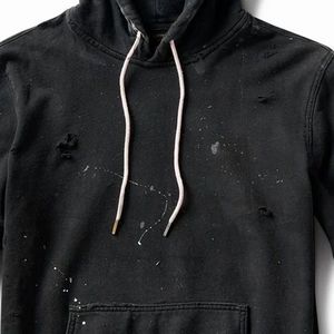 Sweat-shirts personnalisés de haute qualité OEM, effet usé, été, 100% coton, fermeture éclair, col en V, respirant, vêtements décontractés pour hommes - Product Image 6