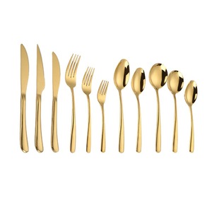 Ensemble de couteaux, fourchettes et cuillères en acier inoxydable de qualité supérieure, résistant à la rouille, pour restaurants ou cafés, disponible à bon prix - Product Image 2