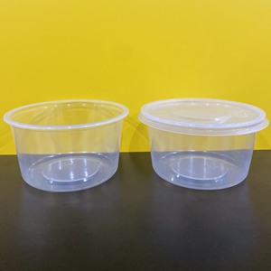 ภาชนะบรรจุอาหารพลาสติก PP ใสทรงกลมขนาด12ออนซ์16ออนซ์20ออนซ์ภาชนะใส่อาหารพร้อมฝาปิด - Product Image 4
