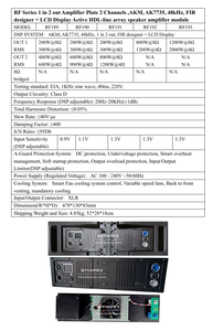 800W+1200W pro Kanal DSP-Verstärkermodul Audio-Verstärkermodul für tragbare Lautsprecher - Product Image 5