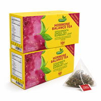Thé personnalisé à base de feuilles de framboisier rouge pour l'équilibre hormonal des femmes, complément alimentaire, thé aux herbes
