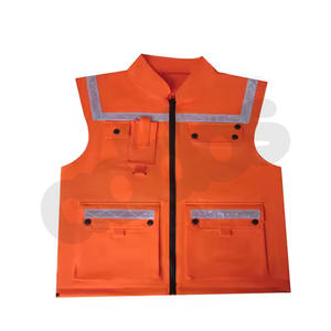 100% Polyester Jackets Workwear Hi Vis Workwear Top Seller <b>Safety</b> Vests Long Sleeve with Pockets - Product Image 5