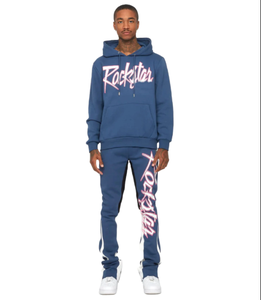 ชุดวอร์ม2ชิ้นผ้าฟลีซแนวสตรีทใส่ได้ทั้งชายและหญิงชุดวอร์มแนวสตรีท - Product Image 1