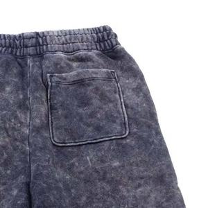 Short personnalisé pour hommes respirant 100% coton lourd 420Gsm Short décontracté vintage délavé à l'acide pour hommes - Product Image 5