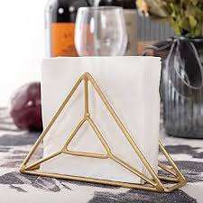 Handmade Tabletop <b>Napkin</b> <b>Holder</b> For Home Decorative Hotel & Restaurant <b>Napkin</b> <b>Holder</b> Gold Finish - Product Image 3