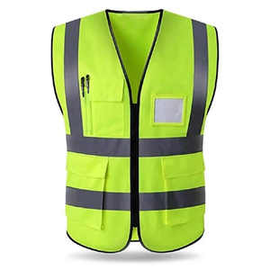 Logo personnalisé multicolore bon marché personnalisé sécurité industrielle travaux de construction gilet de sécurité réfléchissant haute visibilité - Product Image 2