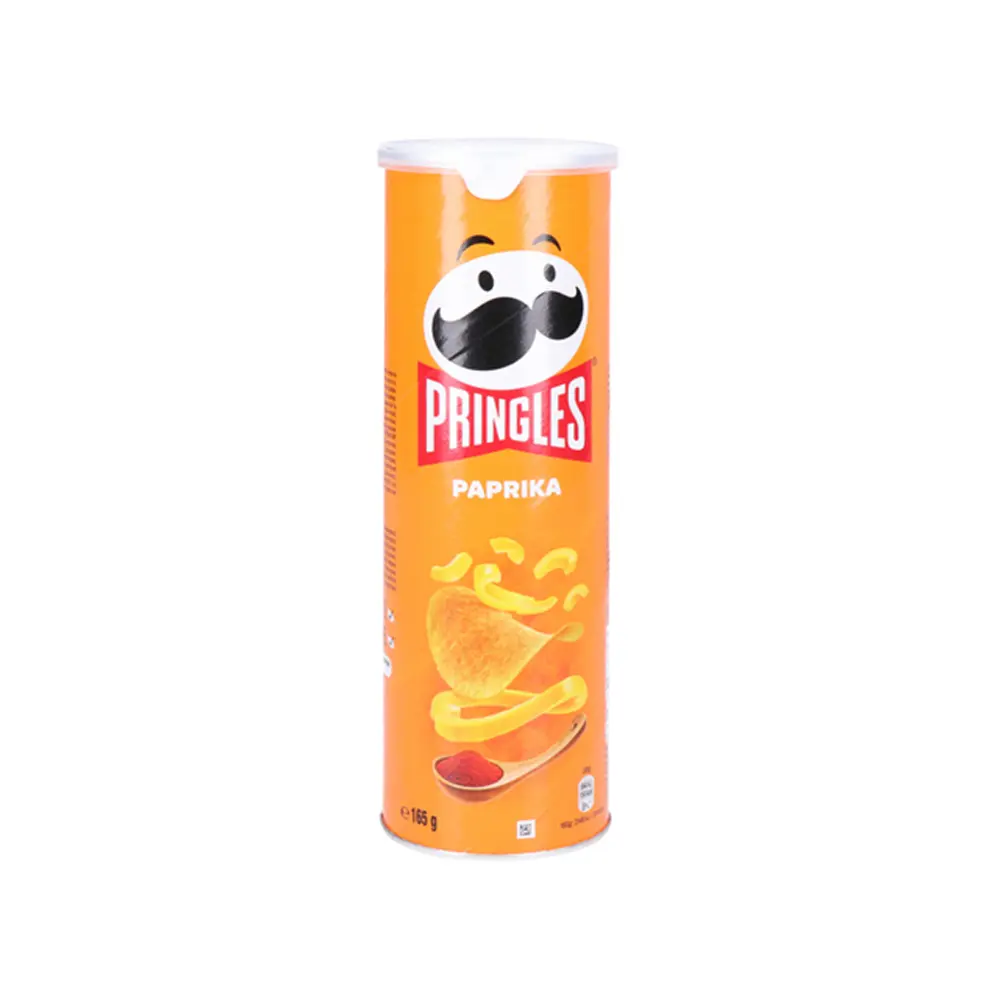 Pringles Paprika 165g Saveur Extravaganza dans chaque puce empilable