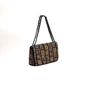 Sac à perles multicolores avec poignée, sac à main, sac à main décontracté, artisanat indien, fait à la main, sac baguette, - Product Image 2