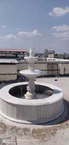 Mong muốn đá cẩm thạch hiện đại đánh bóng tùy chỉnh kích thước đá tính năng hình cầu ngoài trời đài phun nước 3 feet đường kính cho trang trí sân vườn - Product Image 4