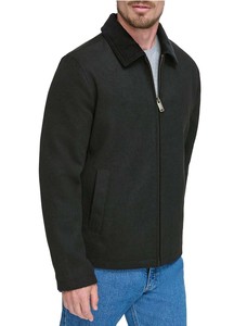 Chaqueta de Hombre de Alta Calidad, Cómoda, de Color Sólido, con Logotipo Bordado Personalizado en el Cuello, para Primavera y Otoño - Product Image 3