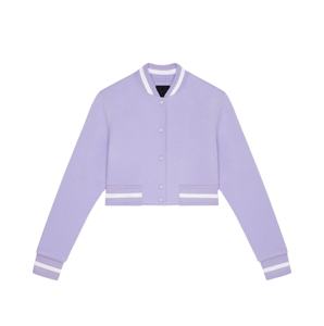 Chaqueta Varsity de Moda Personalizada de Alta Calidad 100% Lana, Chaqueta Corta Personalizada para Mujer, Chaqueta de Béisbol de Alta Calidad para Mujer - Product Image 4