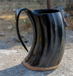 Chopes à boire en corne de buffle, chopes à bière, à vin, personnalisées, naturelles, thermiques, lavables au lave-vaisselle, modernes, luxueuses, vente chaude - Product Image 5