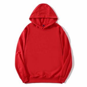 Sudadera con capucha Unisex de punto de poliéster 100% con muestra gratis de OEM, sudaderas con capucha de gran tamaño para hombre, estampado sólido de otoño - Product Image 2