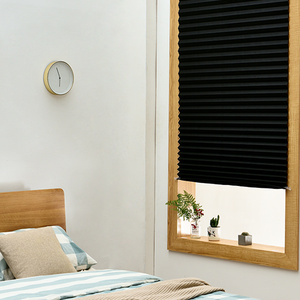 <strong>No</strong> <strong>Drilling</strong> Self-adhesive Paper <strong>Blinds</strong> Temporary Use Easy Install Window Covering - Product Image 2