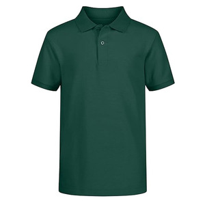 OEM Men's Polo for Shirt High Quality Breathable Eco-Friendly <b>Compressed</b> Polyester/Cotton Short Sleeve Front Heat-Transfer - Product Image 3