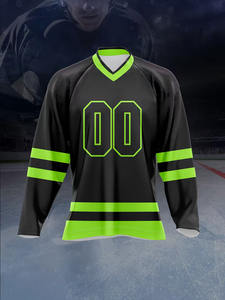 Maillot de hockey sur glace pour hommes 2025, nom et numéro personnalisés, entraînement sportif d'équipe, fitness, hip-hop, fête, loisirs quotidiens - Product Image 3
