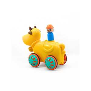 Juguete Happy Cow Push & Go para Niños Pequeños, Set de Animales de Plástico Coloridos con Movimiento - Product Image 2