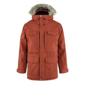 Parka con capucha de piel de alta calidad, chaqueta de plumón de talla grande para hombre, chaquetas largas acolchadas de invierno para exteriores - Product Image 4