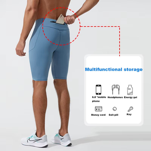 <b>Compression</b> <b>Shorts</b> <b>Men</b> Quick Dry Bodybuilding Tights <b>Shorts</b> Fitness Leggings Elastic Waist Sport Bottoms Gym Running <b>Shorts</b> <b>Men</b> - Product Image 2