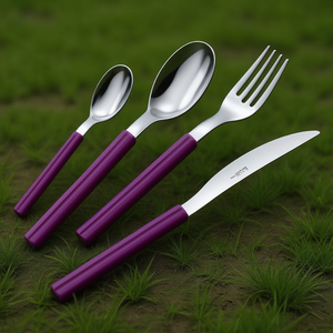 Juego de cubiertos de acero inoxidable de 24 piezas Inox 18/0 You&Me SKY Viola YM24SK 25 - Product Image 3