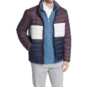 Vestes bouffantes à séchage rapide à bas prix pour hommes veste à manches longues pour hommes avec vestes bouffantes imprimées de logo personnalisé - Product Image 5