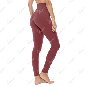 Leggings de yoga taille élastique de qualité supérieure pour femmes vêtements de sport taille haute pour la course à pied et l'entraînement directement en gros usine - Product Image 1