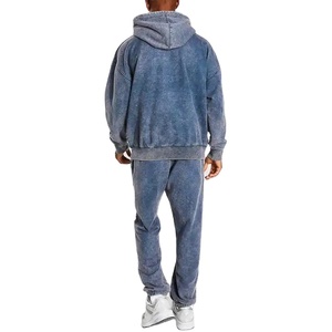 Sweat-shirts à capuche pour hommes, lavage à l'acide, personnalisés, de haute qualité, avec couleurs, tailles et logo personnalisés, best-sellers, OEM, 2026 - Product Image 4