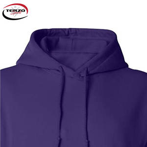 Sweat à capuche bouffant personnalisé de grande taille pour hommes, léger, à séchage rapide, pour l'hiver Streetwear, facile à porter, pull-over doublé polaire, teint uni - Product Image 5