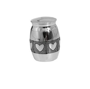 2023 producto más vendido urnas metálicas con textura de flores urna de cremación conmemorativa para adultos hombres mujeres cenizas humanos cenizas - Product Image 3