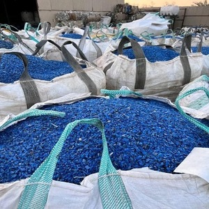 Déchets de film HDPE recyclé de qualité pure, bleus, en fûts, à vendre à prix de gros avantageux - Product Image 1