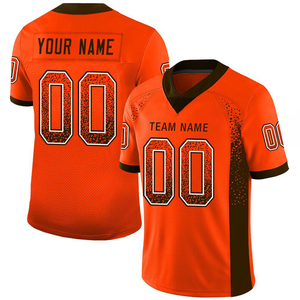 2025 nuevo jersey de fútbol americano cosido Logo bordado personalizable Jersey con Logo - Product Image 5