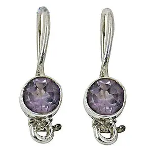 Pendientes Vintage de Plata 925 con Amatista, Chapados en Oro de 14K y 18K, Aros en Forma de Corazón, Joyería Moderna para Mujer - Product Image 2