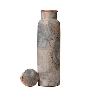 Personalised Marble Design Copper <b>Bottle</b> Premium Quality For Stylish Pure <b>Water</b> And Modern Sustainable Living - Product Image 5