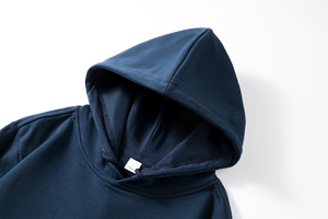 Sweat à capuche unisexe de haute qualité, doublé polaire, imperméable, uni, avec poche zippée, pour l'automne et l'hiver - Product Image 2