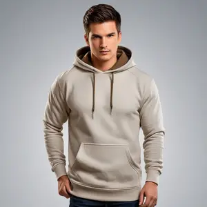 Wholesale Unisex Orange Hoodie High Quality XL Size Sweatshirt with Zipper up Feature Plus Size Apparel from Bangladesh