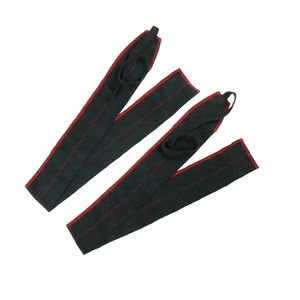 Gimnasio Algodón Fuerza Muñequera Levantamiento de pesas Entrenamiento Muscle Fit Pull Up Power-lifting Fuerza Muñequeras - Product Image 5