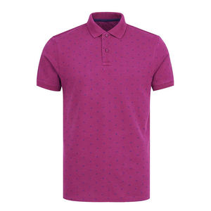 Diseño profesional para hombres para Polos Durable y antiarrugas Patrón sólido Precio Demandado por el cliente - Product Image 1
