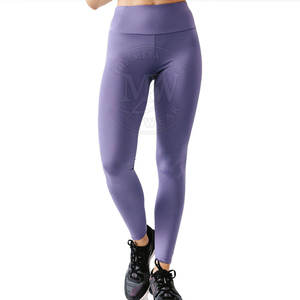 Mallas de punto transpirables para mujer con logotipo personalizado de alta calidad con cintura media estilo informal a un precio razonable - Product Image 1