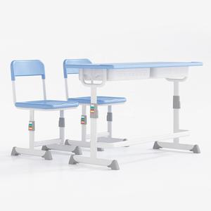 Conjunto de mesas y sillas dobles para dos personas, para aulas universitarias, mobiliario escolar para estudiantes. - Product Image 5