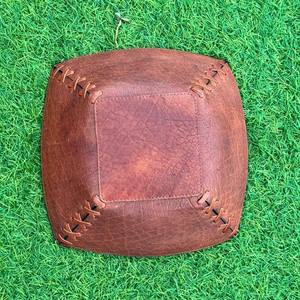 Plateau en cuir usiné bols en cuir véritable occidental pour la décoration intérieure Collection d'articles ménagers décoratifs fabriqués à la main décoration élégante - Product Image 6