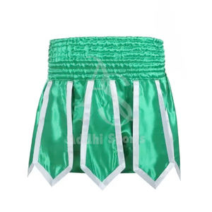 Pantalones Cortos de Muay Thai Ligeros para Hombre, 100% Poliéster, Logotipo Frontal, Secado Rápido, Transpirables, Cómodos, Cintura Elástica, Ropa de Artes Marciales - Product Image 2