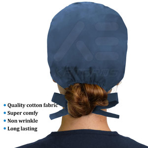 Service OEM – Dernier style – Bonnets de bloc opératoire légers 100 % coton sur mesure pour usage hospitalier – Quantité en gros disponible - Product Image 4
