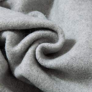 Sweat-shirt à capuche et pantalon de survêtement en molleton de coton noir avec logo personnalisé en gros - Product Image 5