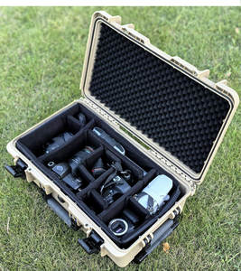 กระเป๋าเดินทางแบบมีล้อกันน้ำ RD-TC5229-BK มาตรฐาน IP67 สำหรับกิจกรรมกลางแจ้ง |   แผ่นกั้นแบบปรับแต่งได้สำหรับกล้อง เลนส์ และอุปกรณ์เสริม - Product Image 2