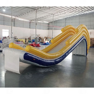 Scivolo gonfiabile galleggiante per attrezzature da gioco d'acqua in PVC materiale ispirato al lago - Product Image 5