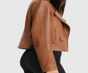 Chaquetas de cuero de alta calidad para mujer, chaqueta universitaria, chaqueta acolchada, chaqueta de invierno de cuero para mujer, ropa para mujer, chaqueta para mujer - Product Image 2