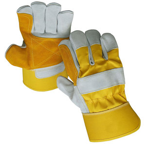 Guantes de trabajo y seguridad de alta calidad, con etiqueta personalizada de marca y mejora el rendimiento, cuero a bajo precio, 2023 - Product Image 1